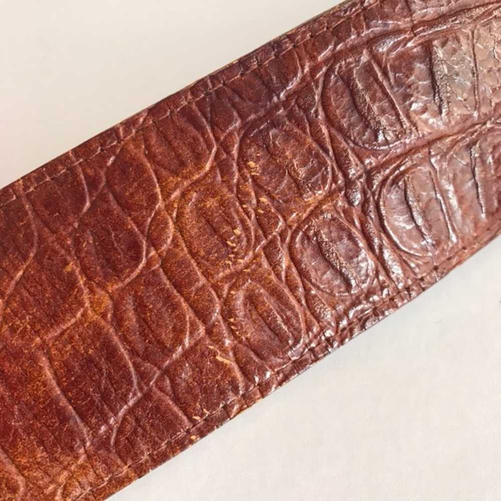 Vintage Harken Leather Belt - image 3