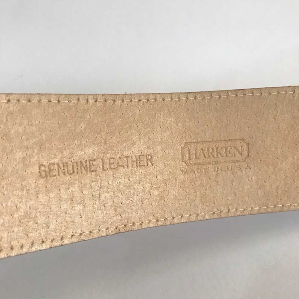 Vintage Harken Leather Belt - image 4