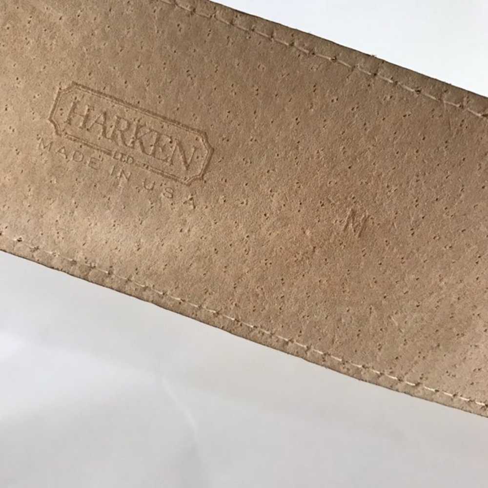 Vintage Harken Leather Belt - image 6