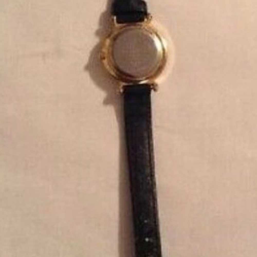 Vtg Black Timex Analog Wristwatch - image 4