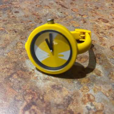 Rare VTG - IO?ION Pod Watch - Yellow Butterfly - image 1
