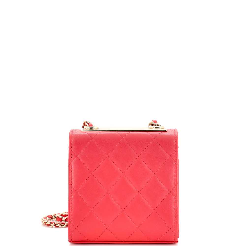 CHANEL Trendy CC Clutch with Chain Quilted Lambsk… - image 4