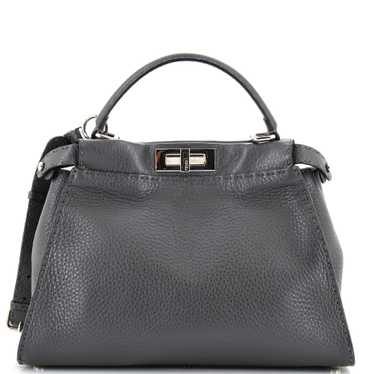 FENDI Selleria Peekaboo Bag Rigid Leather Regular