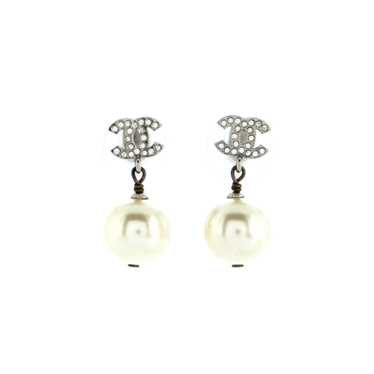 CHANEL CC Drop Earrings - image 1