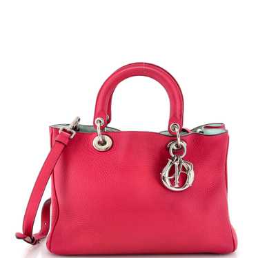 Christian Dior Diorissimo Tote Pebbled Leather Med