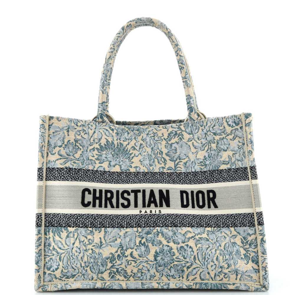 Christian Dior Book Tote Embroidered Canvas Medium - image 1
