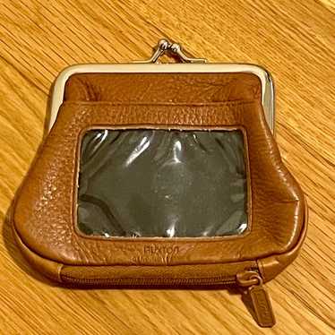 Vintage  Buxton Womens Coin Wallet Brown Leather Z