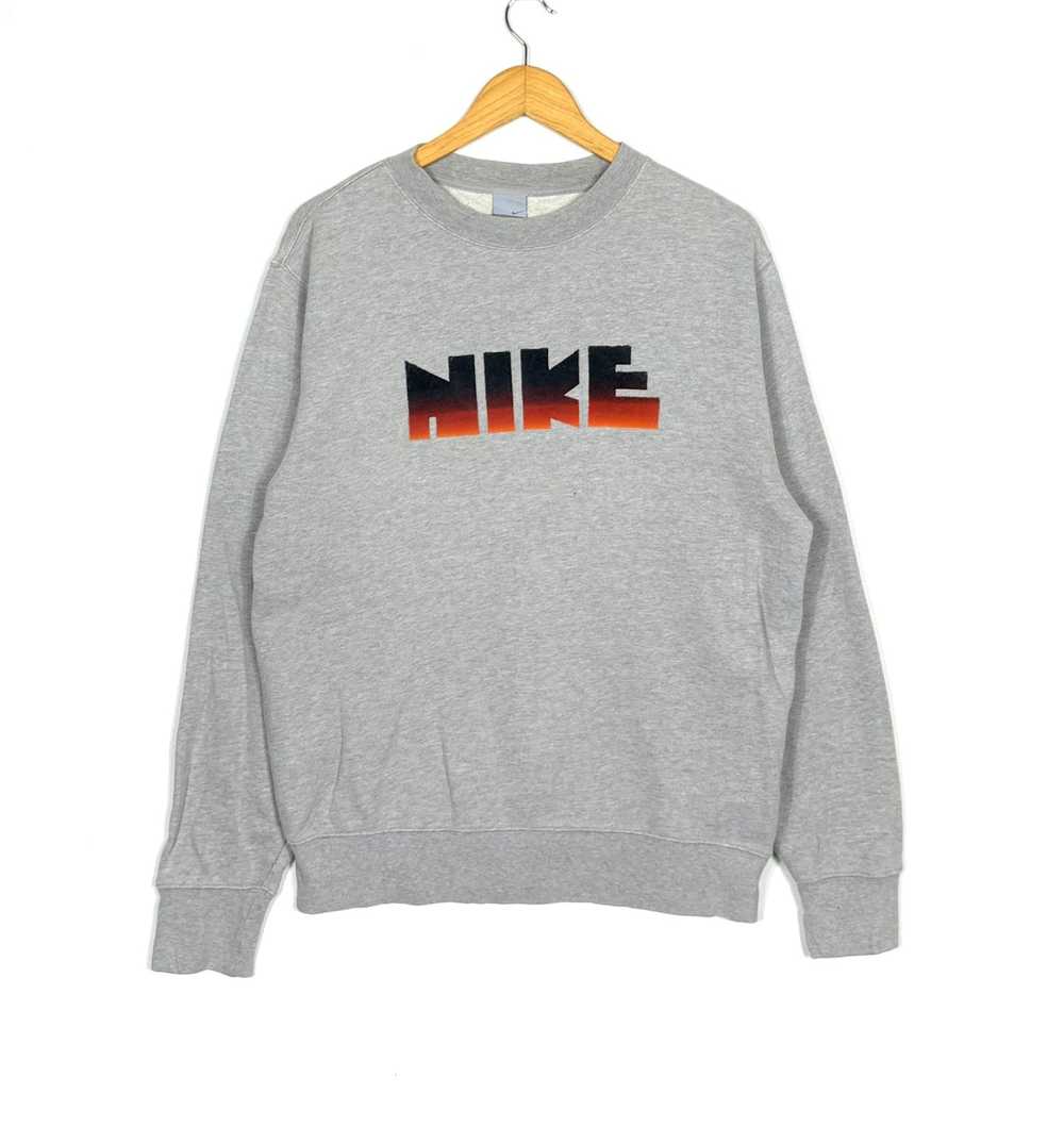 Nike × Vintage Rare Nike Sweatshirt Big Logo Jump… - image 1