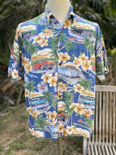 Hawaiian Shirt × Reyn Spooner × Vintage Span Rayo… - image 1