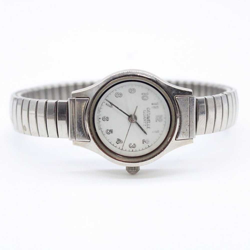 Vintage CARAVELLE Watch Womens Silver Tone Stainl… - image 5