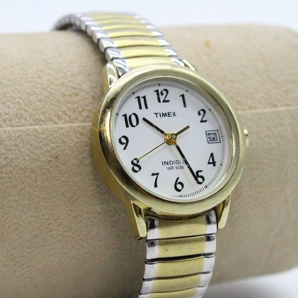 VIntage Timex Indiglo Women's Classic Casual Gold… - image 2