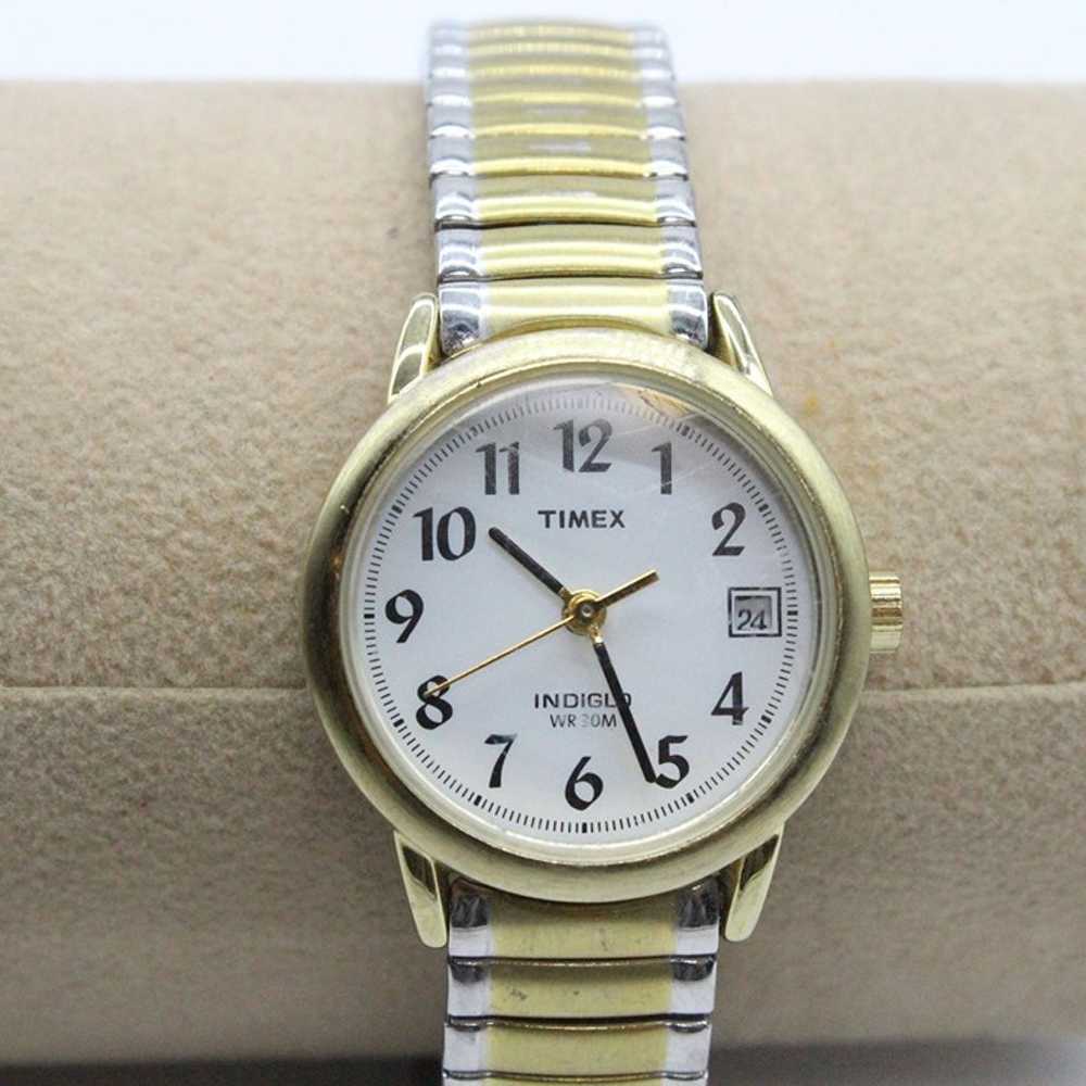 VIntage Timex Indiglo Women's Classic Casual Gold… - image 3