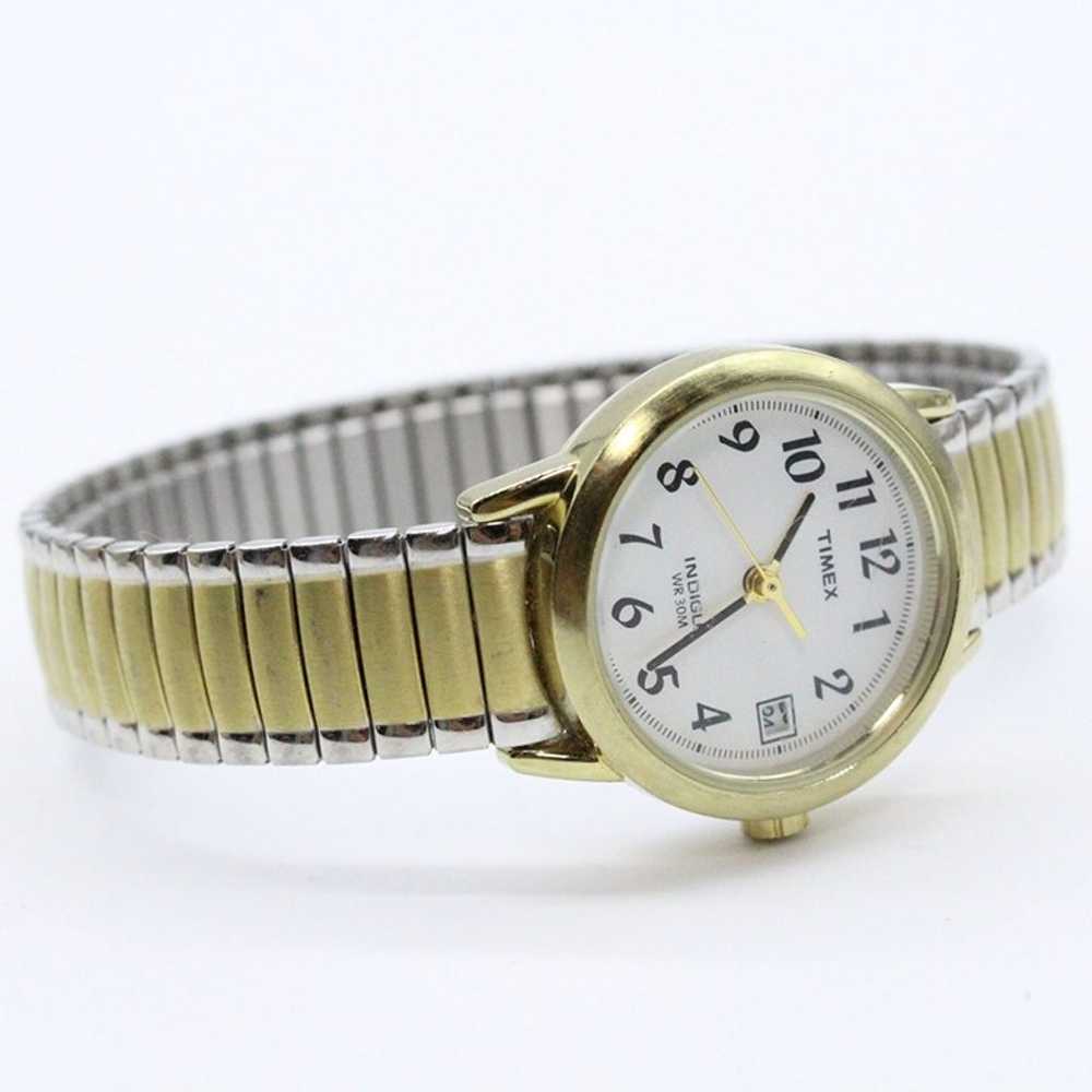 VIntage Timex Indiglo Women's Classic Casual Gold… - image 4
