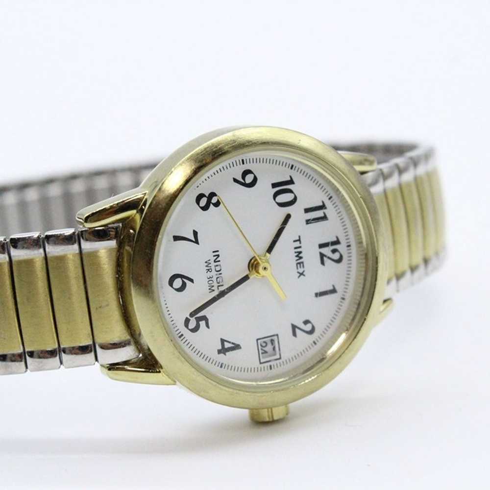 VIntage Timex Indiglo Women's Classic Casual Gold… - image 5