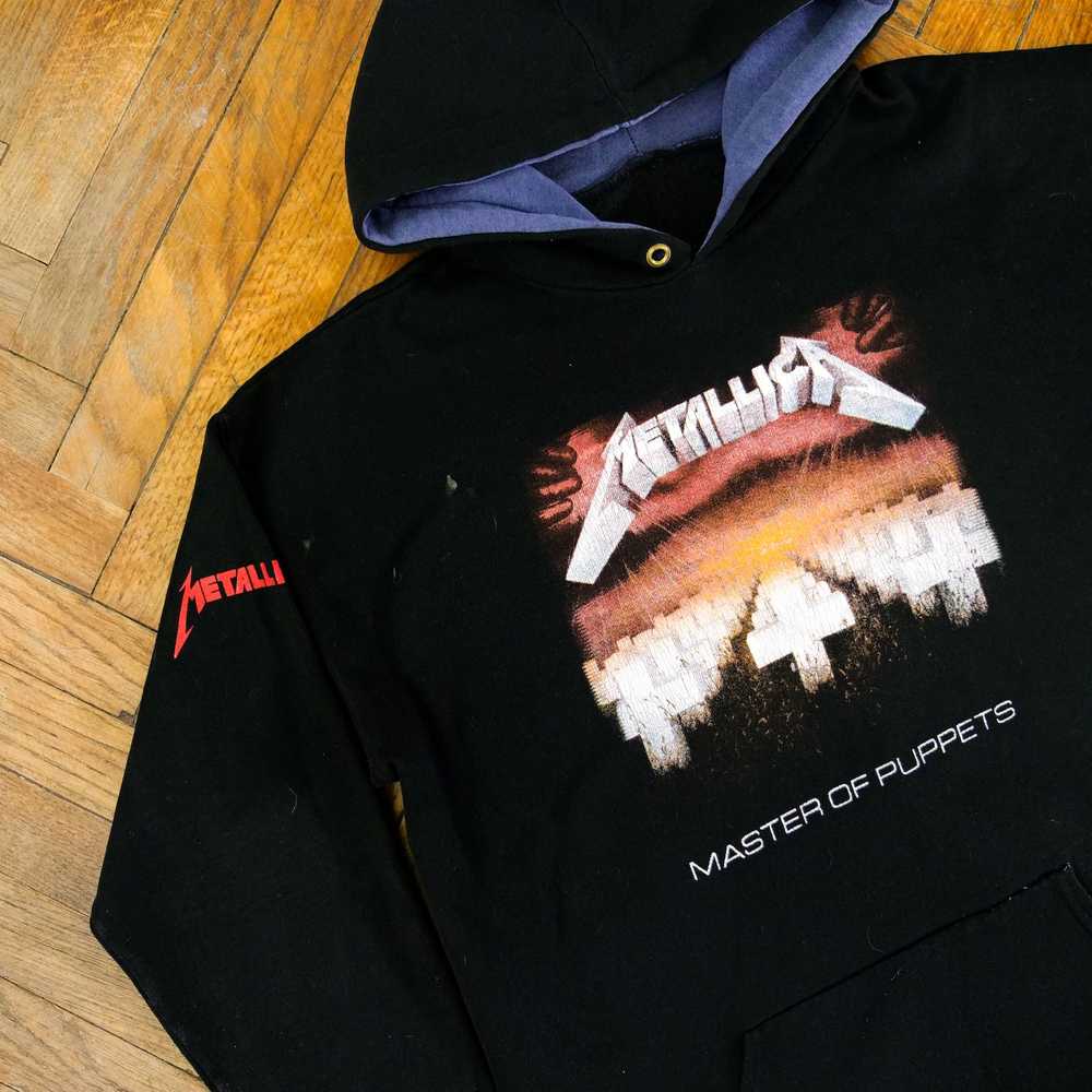 Band Tees × Metallica × Vintage 90s Metallica Mas… - image 2