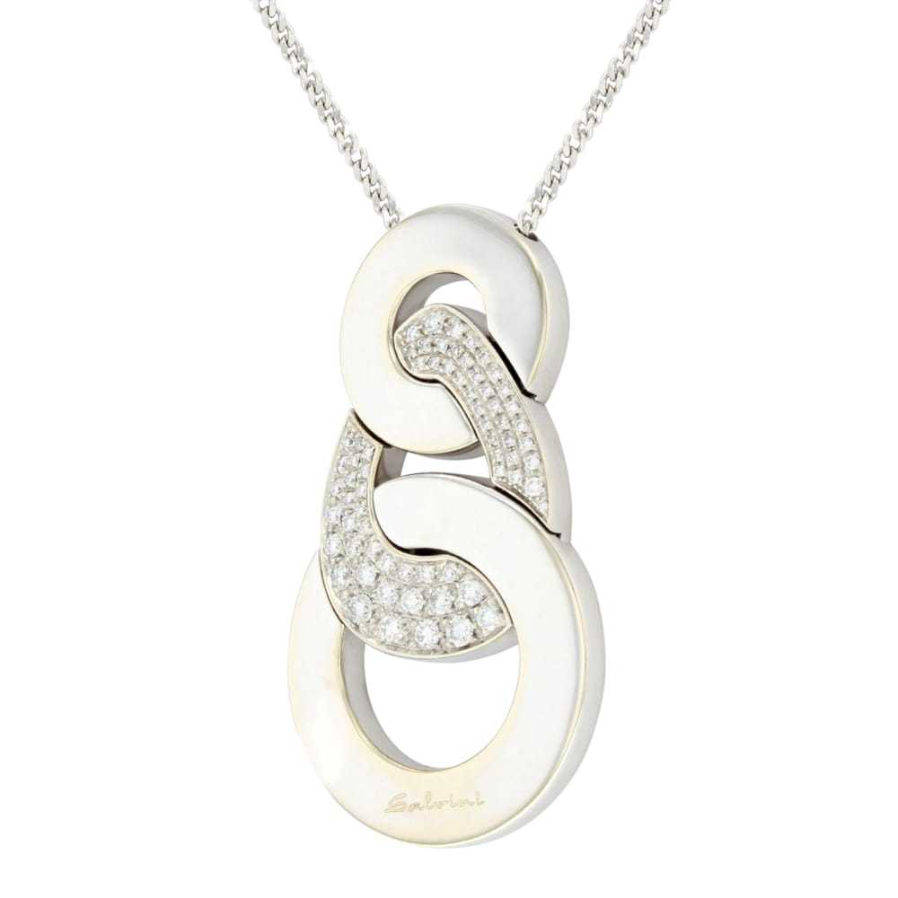 Salvini White gold necklace - image 3