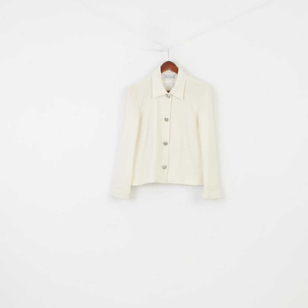 Vintage Katy Baker Woman 10 M Jacket White Bottom… - image 1