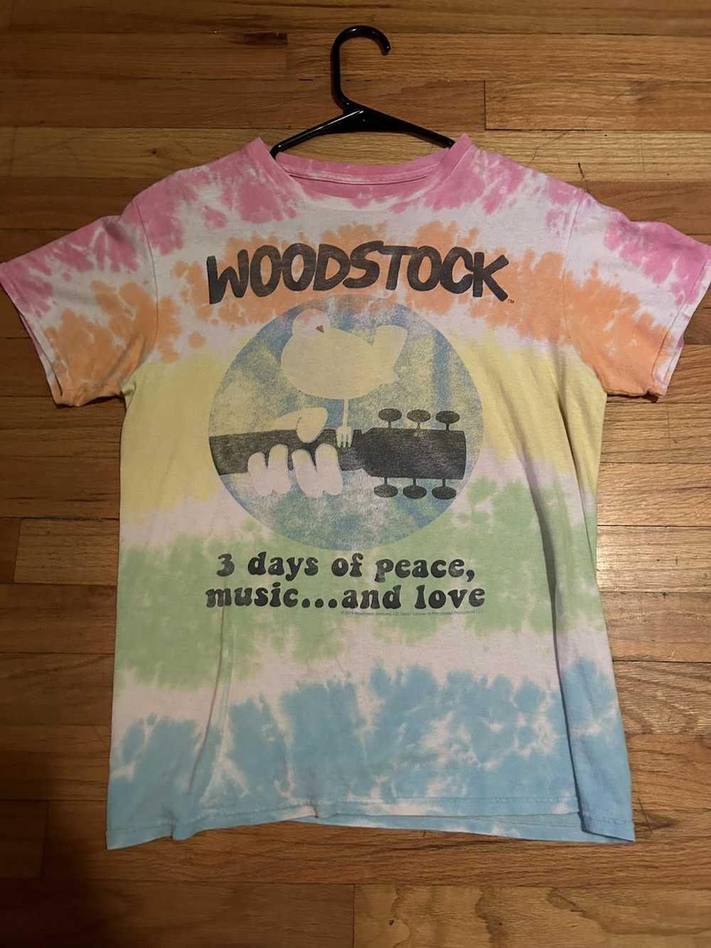 Band Tees × Vintage Vintage Authentic Woodstock G… - image 1
