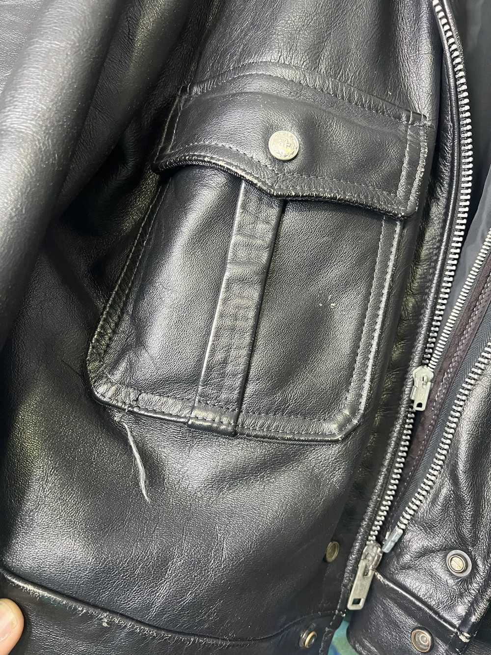 Leather Jacket × Streetwear × Vintage Vintage Pol… - image 7
