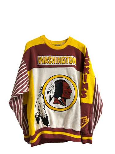 Vintage 90s shops NFL Majestic Washington Redskins Pinstripe Sweater RARE