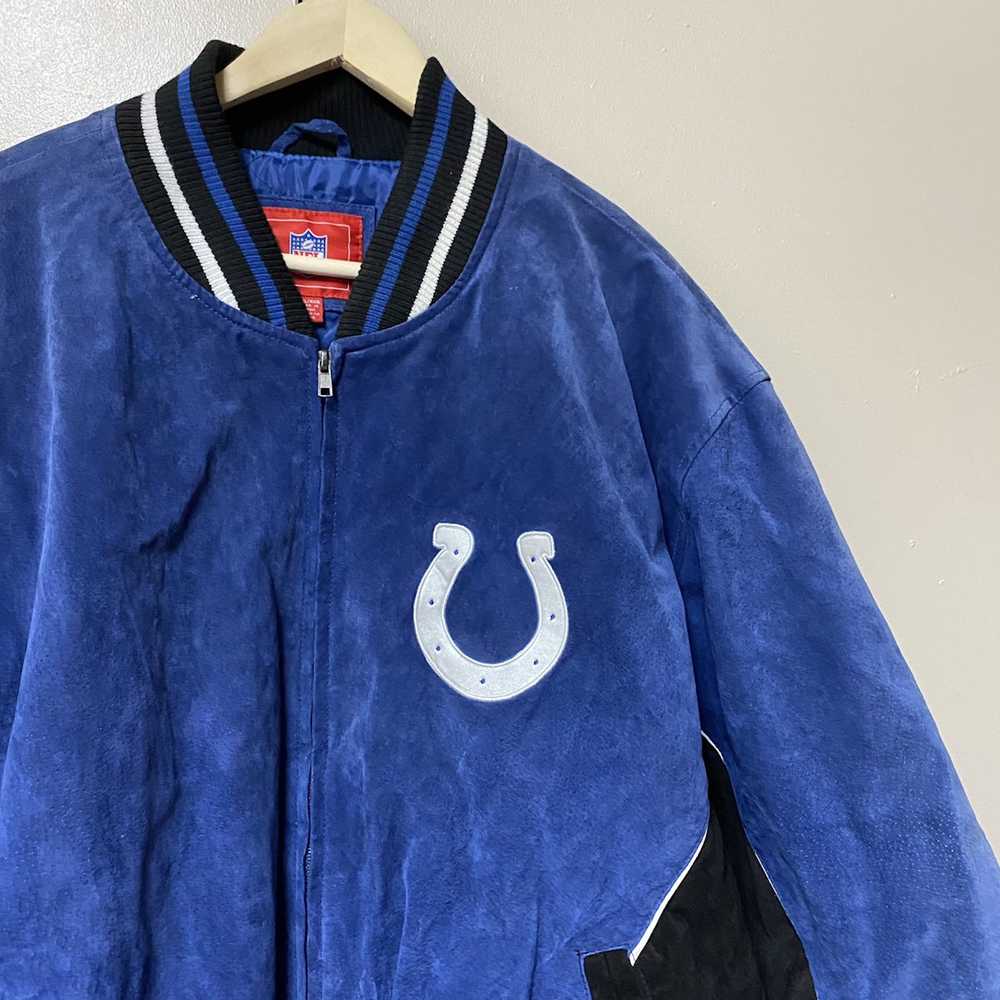NFL NFL Indianapolis colts Football jacket suede … - image 3