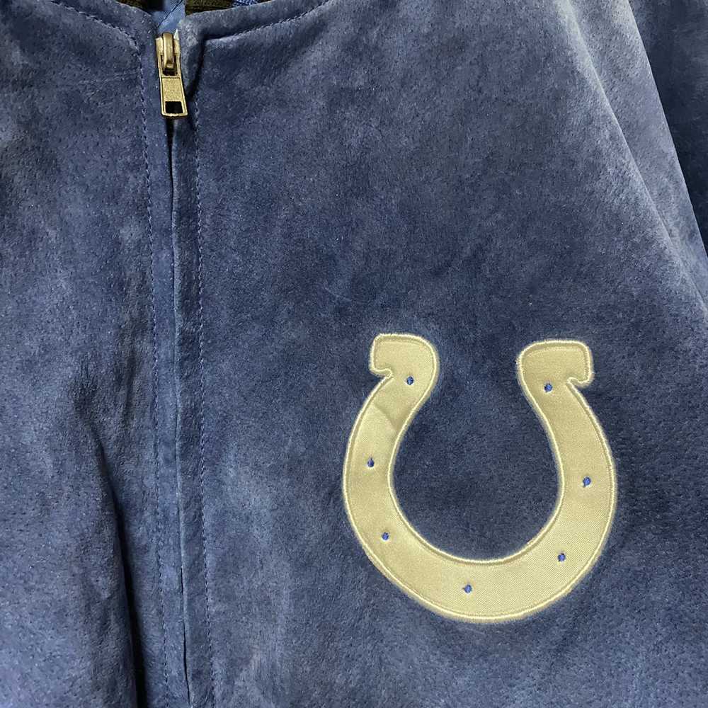 NFL NFL Indianapolis colts Football jacket suede … - image 4