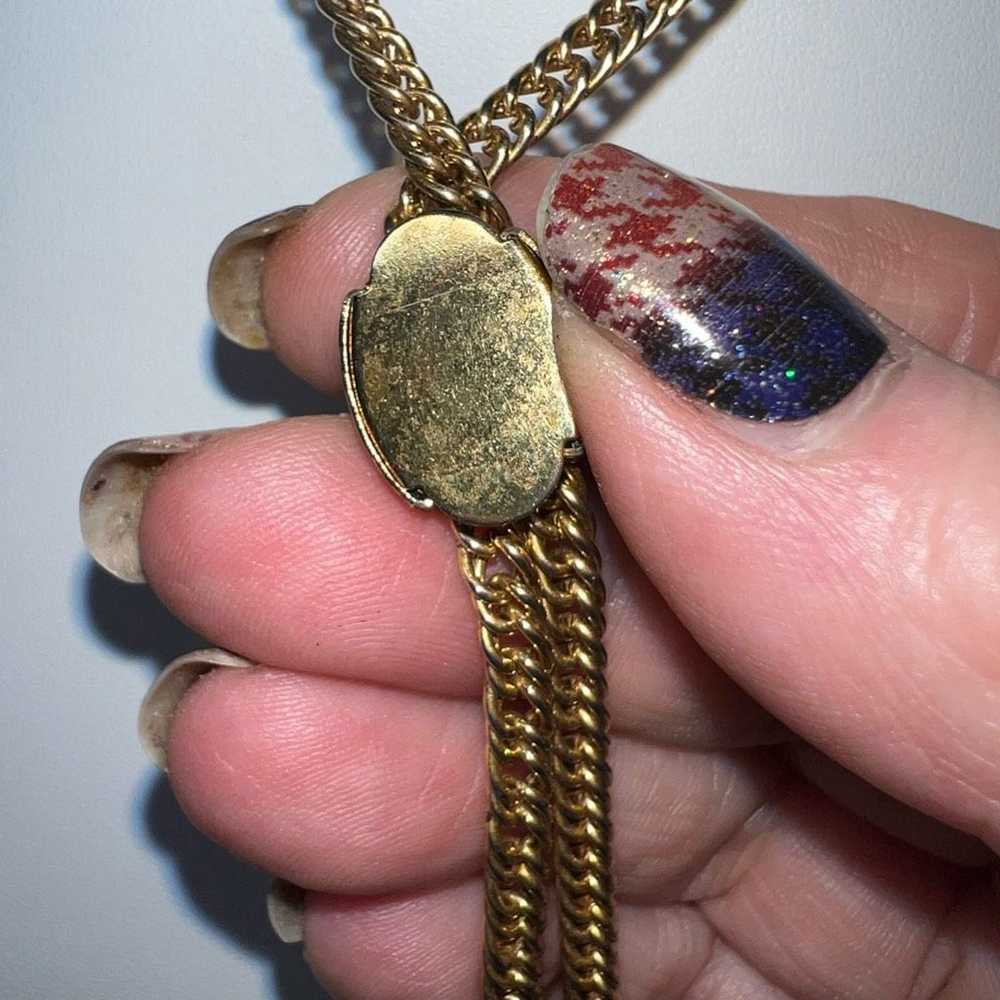 Vintage Vintage Lariat Necklace Etruscan Revival … - image 10