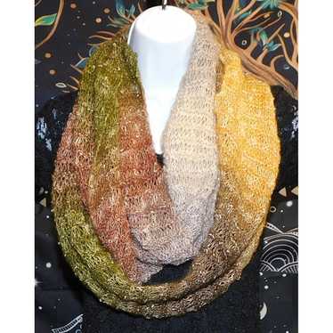 Other Earth Tone Scrunchy Infinity Scarf - image 1