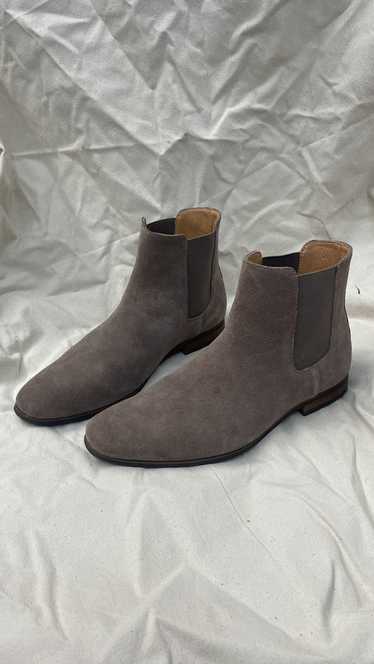 Express Genuine Suede Chelsea Boots