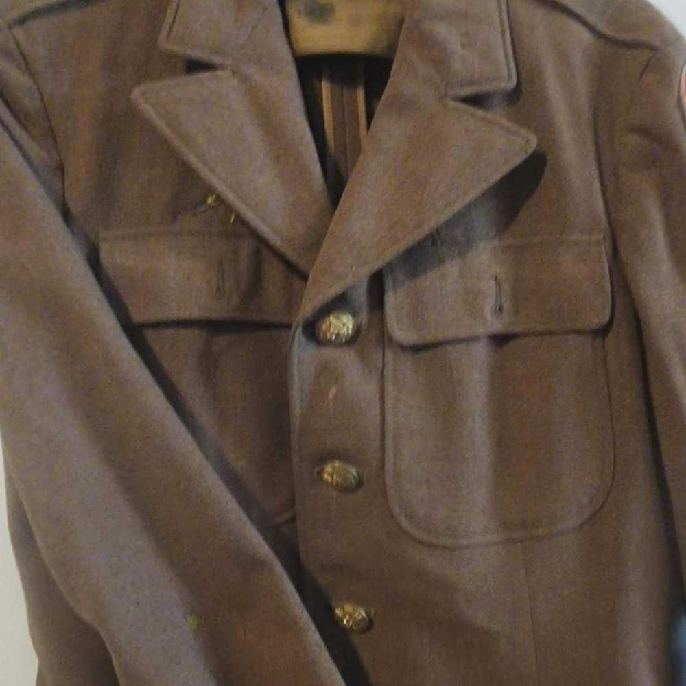 Military Authentic 1940s WWII Military Jacket - image 3