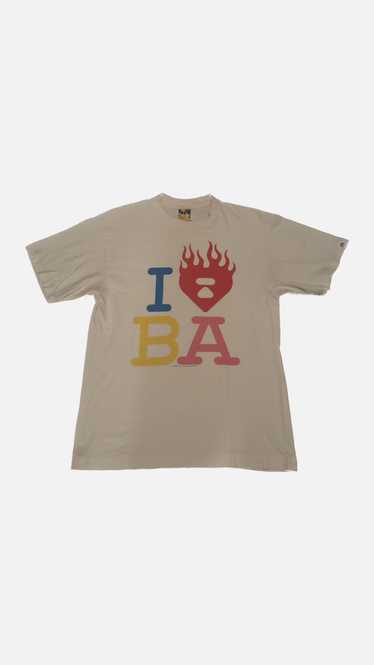 Bape × Japanese Brand × Vintage I Love Bape tee - 