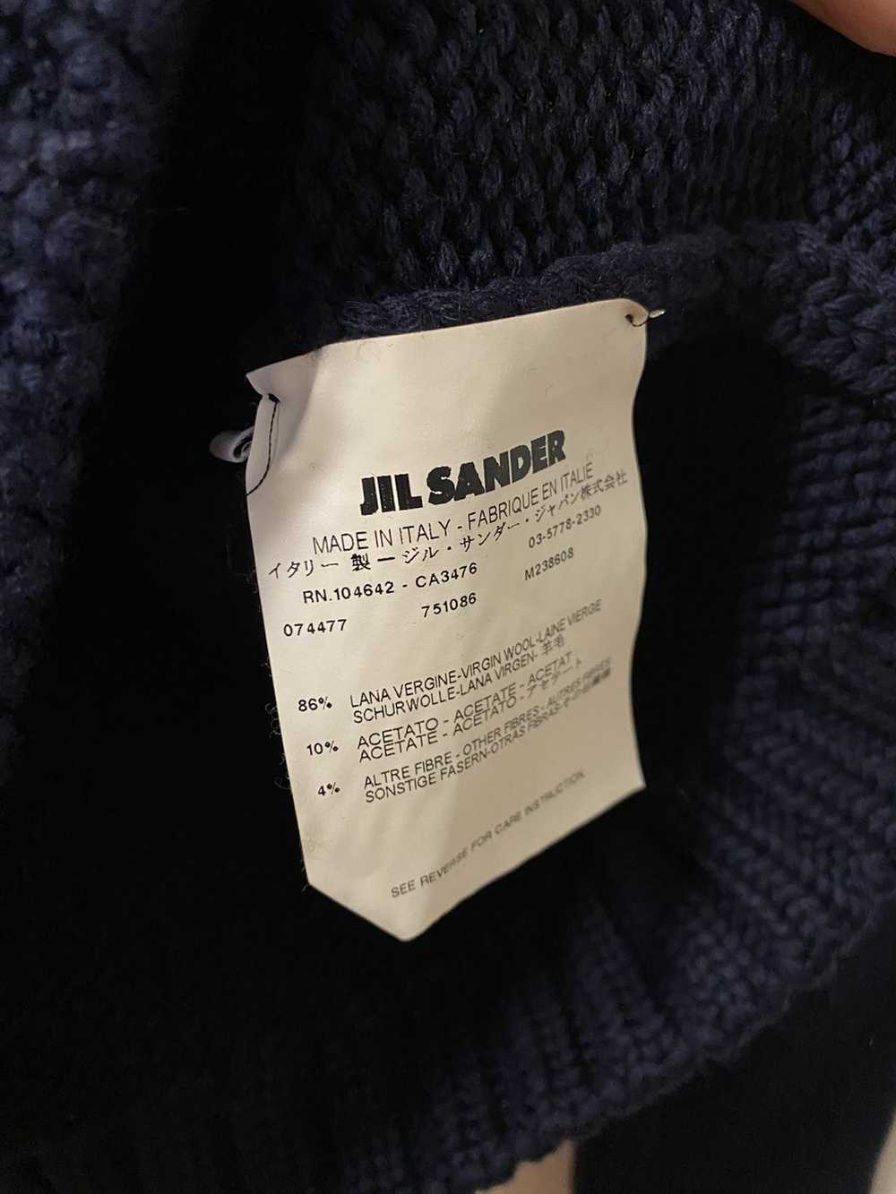 Jil Sander × Raf Simons FW08 V-Neck Sweater with … - image 3