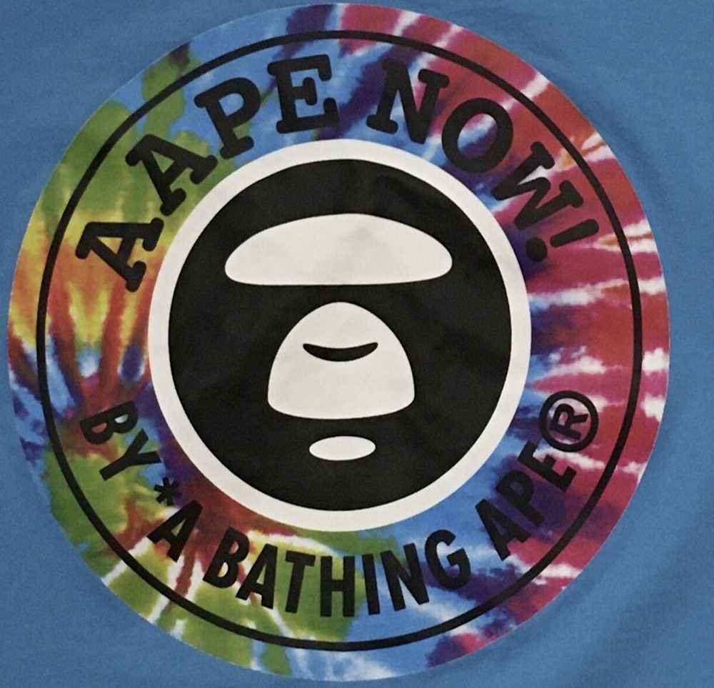 Aape × Bape Bape Aape camo logo tee shirt - image 2