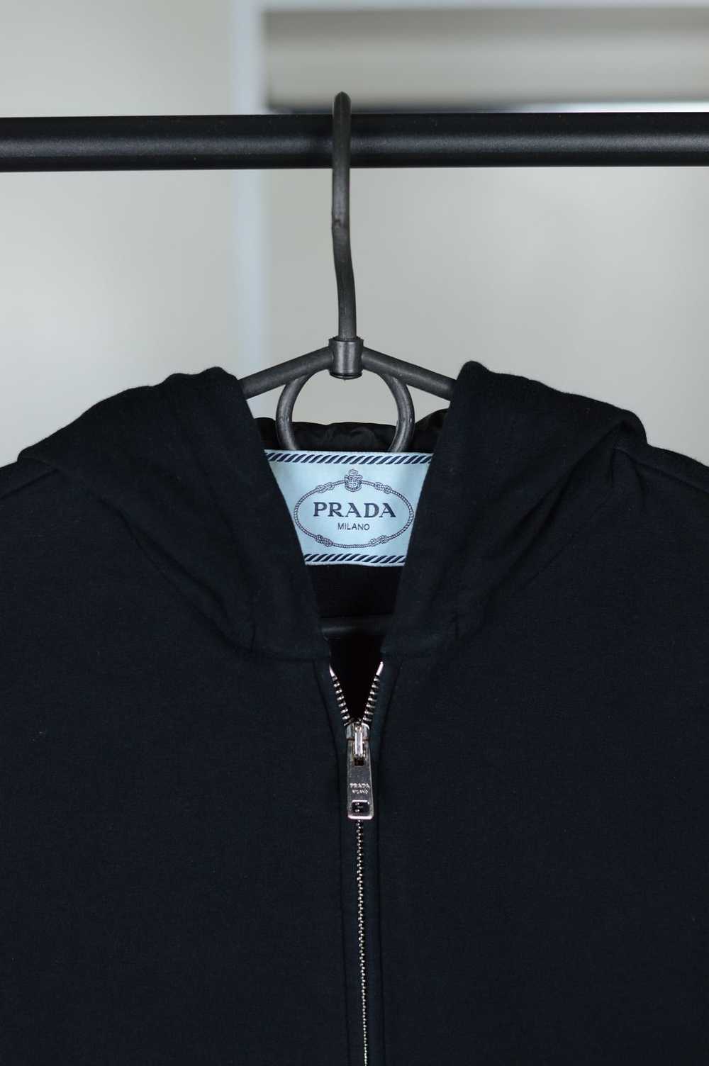 Prada Prada Red Tab Hoodie Stripe - image 3