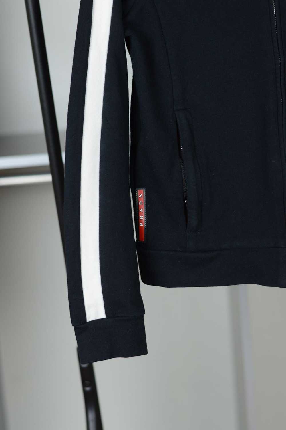 Prada Prada Red Tab Hoodie Stripe - image 4