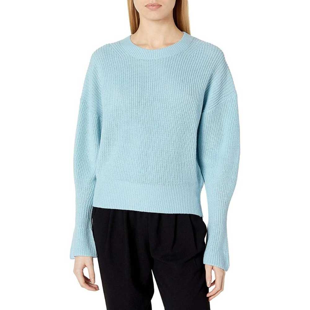 Joie Joie Cropped Wool Sweater size med Blue - image 1
