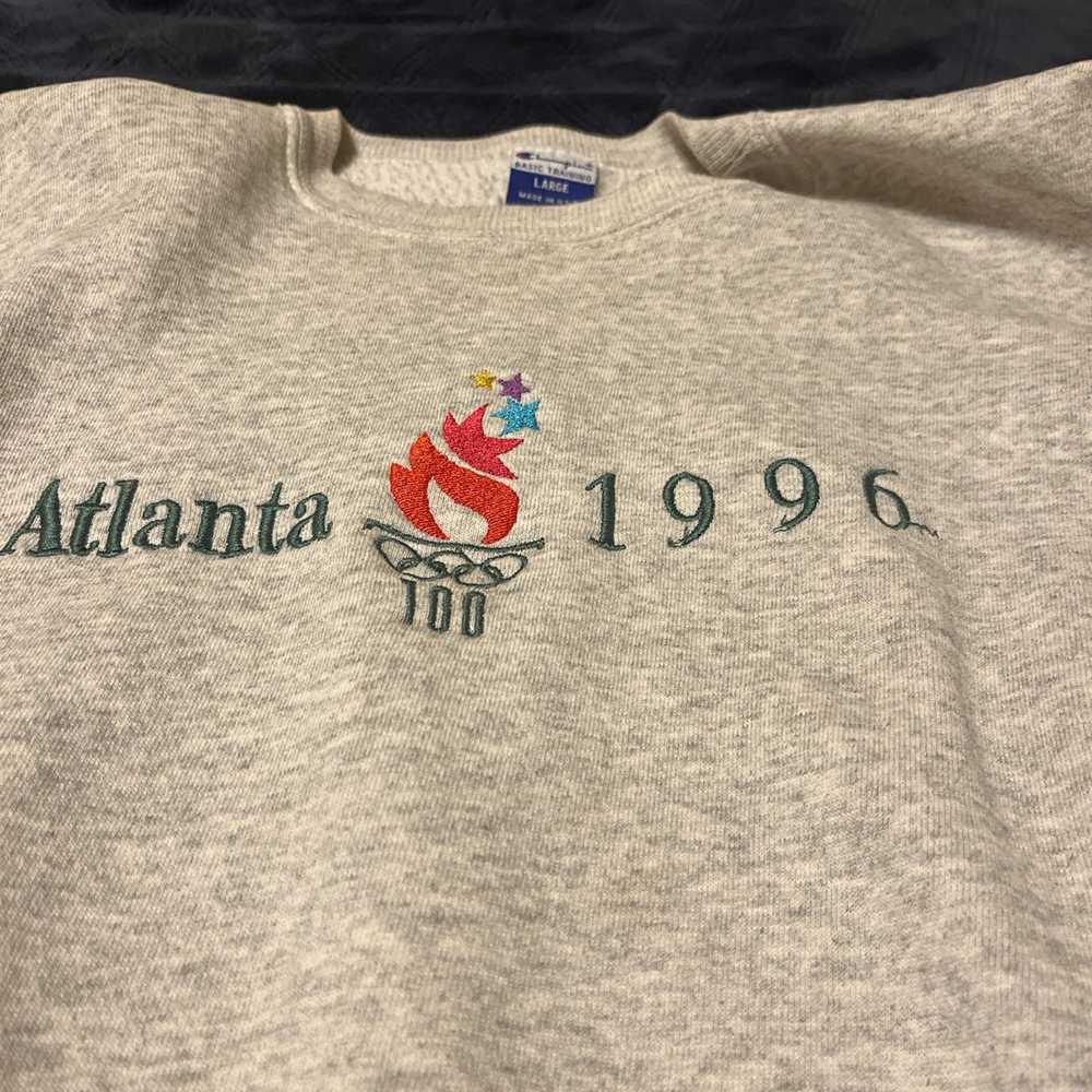 Champion Atlanta 1996 Vintage Champion Sweatshirt - image 2