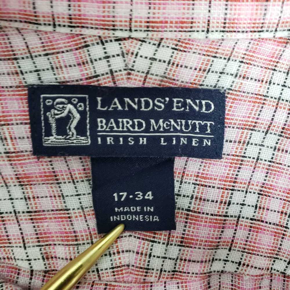 Lands End Lands' End Baird McNutt Irish Linen Shi… - image 2