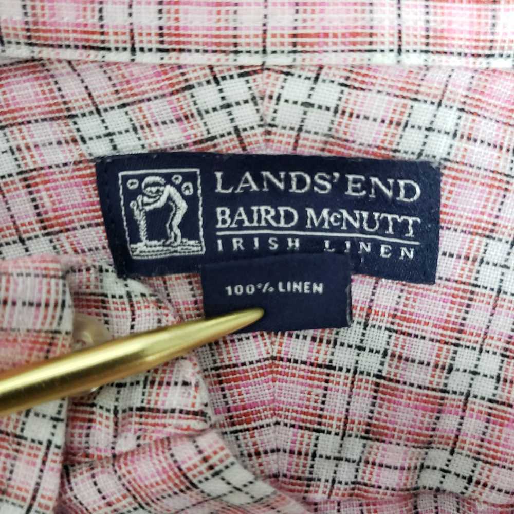 Lands End Lands' End Baird McNutt Irish Linen Shi… - image 3