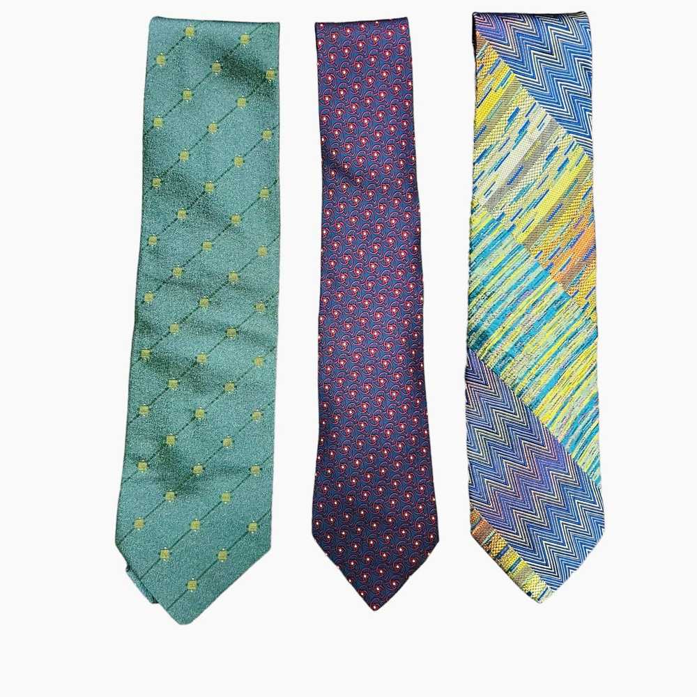 Versace Luxury Designer Tie Lot: Versace, Burberr… - image 2