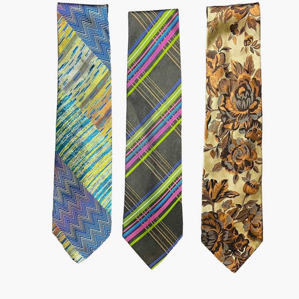 Versace Luxury Designer Tie Lot: Versace, Burberr… - image 3