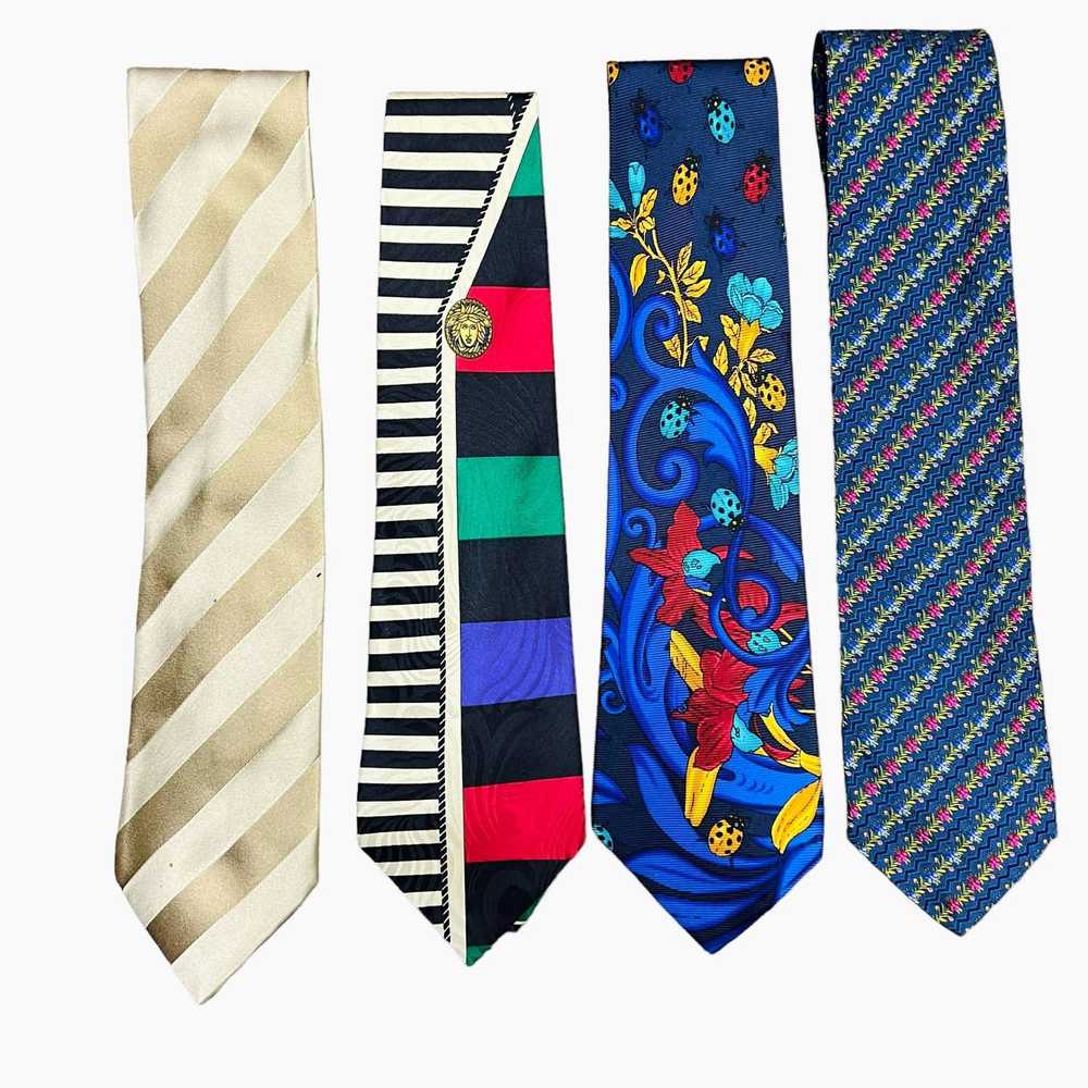 Versace Luxury Designer Tie Lot: Versace, Burberr… - image 4