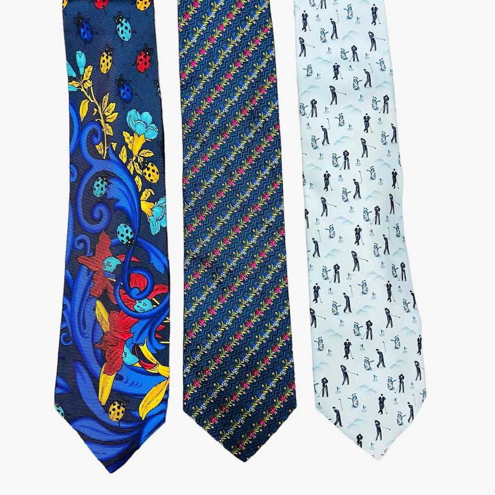 Versace Luxury Designer Tie Lot: Versace, Burberr… - image 5