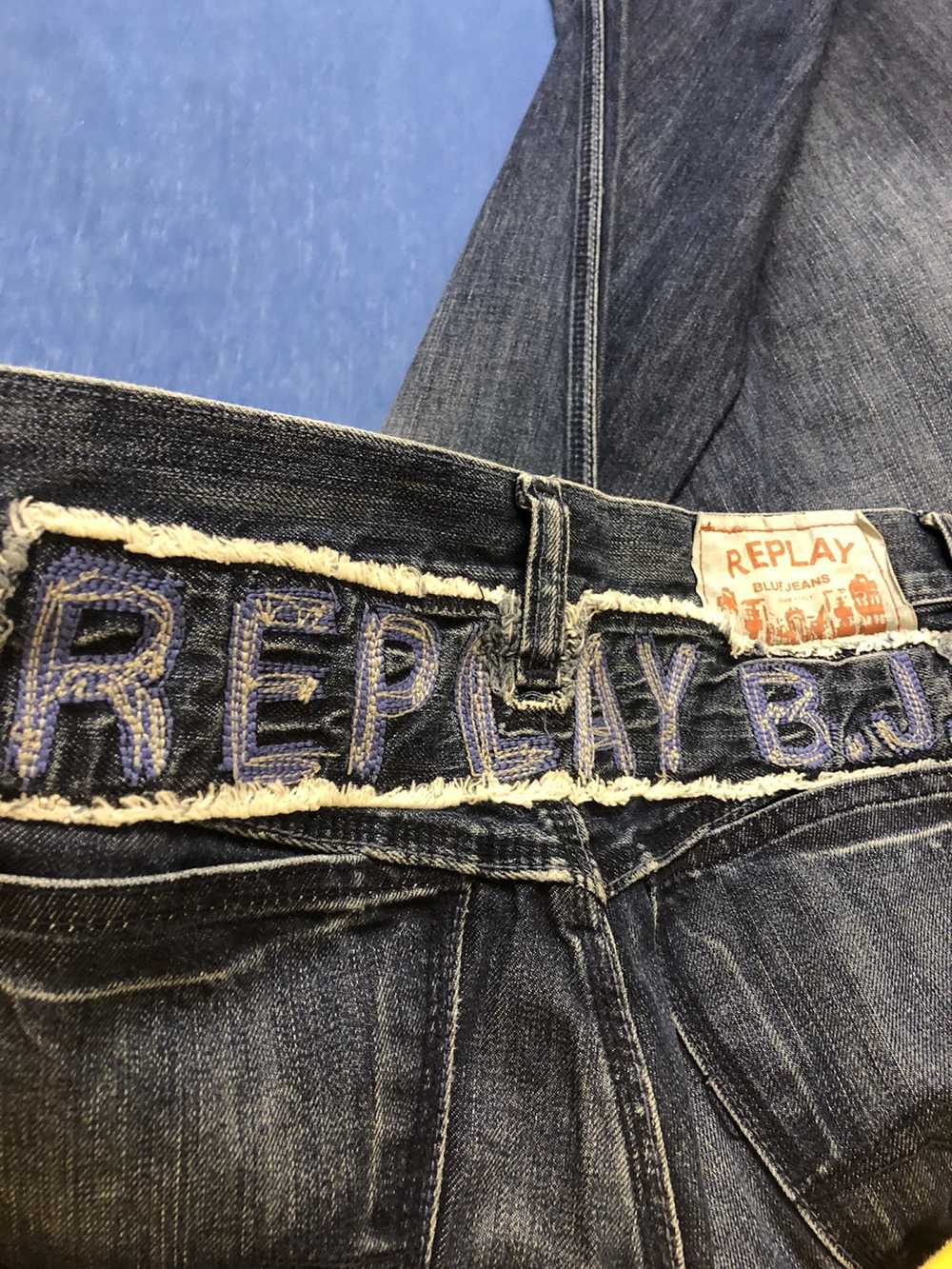 Replay × Vintage REPLAY BLUE JEANS ITALY RARE VIN… - image 5