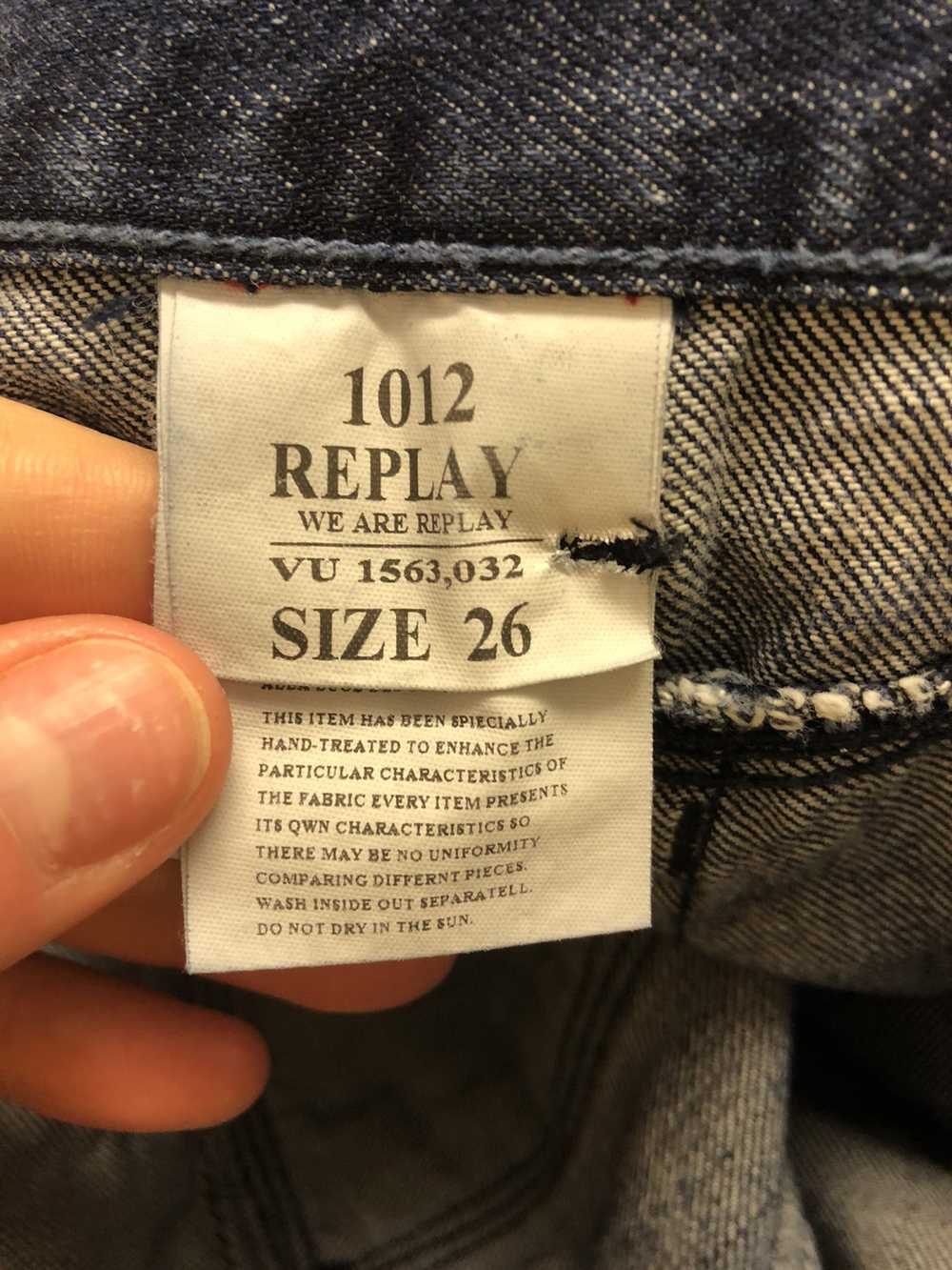 Replay × Vintage REPLAY BLUE JEANS ITALY RARE VIN… - image 8