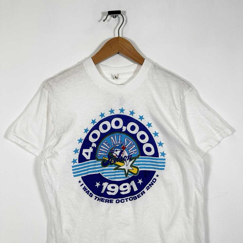 Streetwear Vintage 1991 Toronto Blue Jays All Sta… - image 2