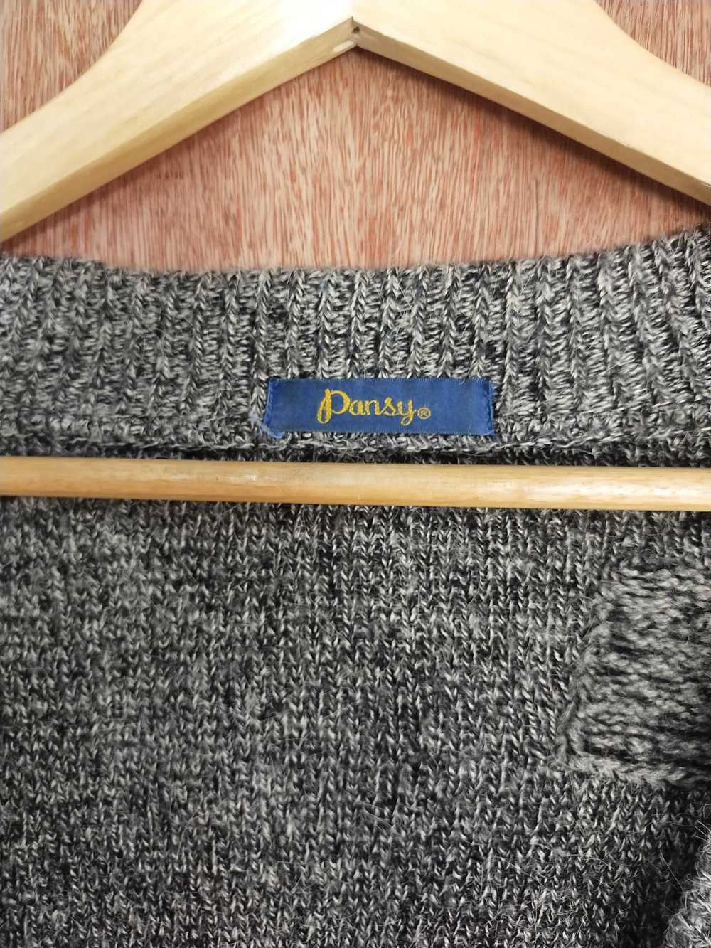 Cardigan × Homespun Knitwear × Japanese Brand Pan… - image 5