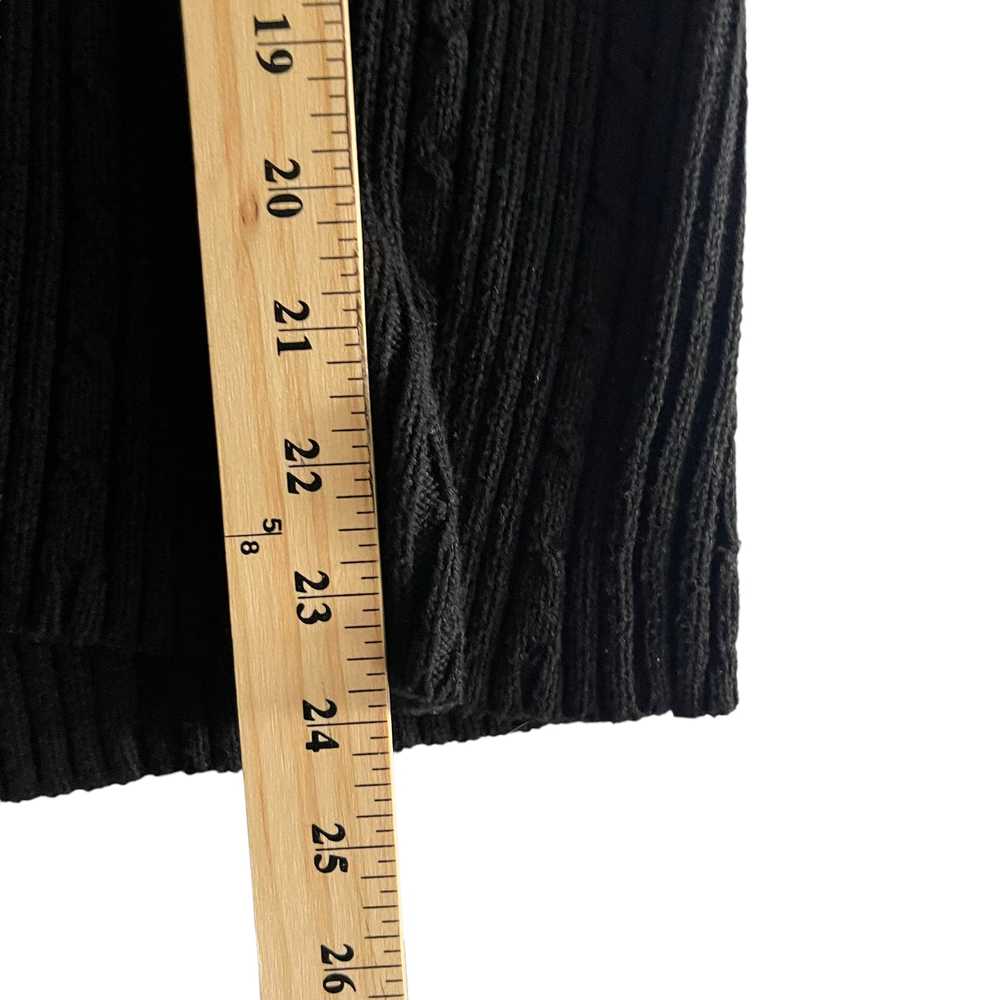 Other Liz Claiborne Cotton Black Knit Button Card… - image 7