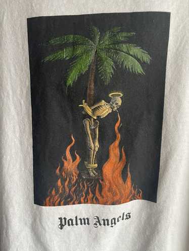 Palm Angels Palm Angels Skeleton Fire Tee