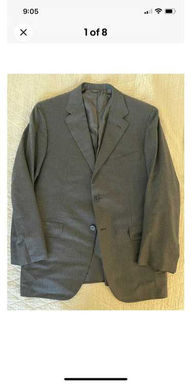 Donna Karan Subtle Stripe Suit Jacket